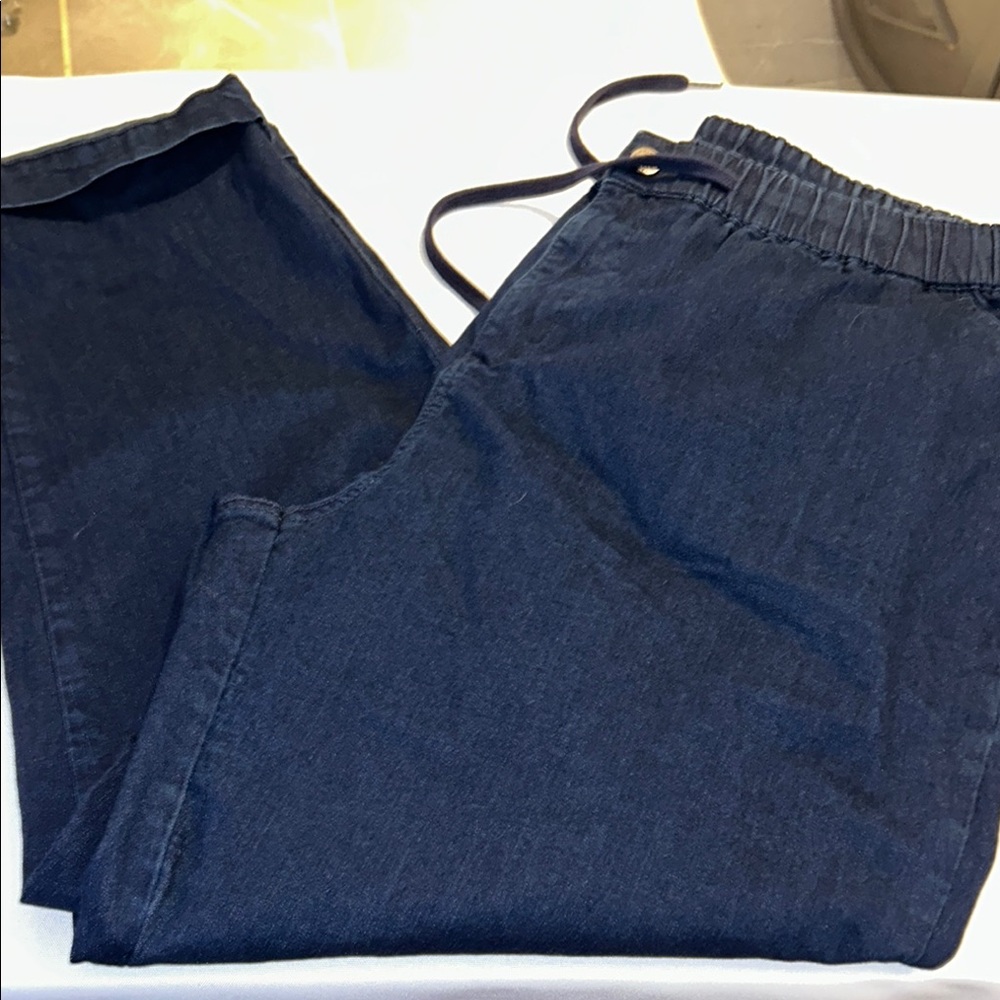 Universal Standard Dark Blue Ankle Jeans